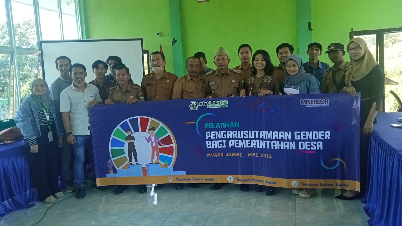Peduli Peranan Perempuan !!! NGO Setara Jambi Adakan Pelatihan Pengarusutamaan Gender Untuk Pemdes.